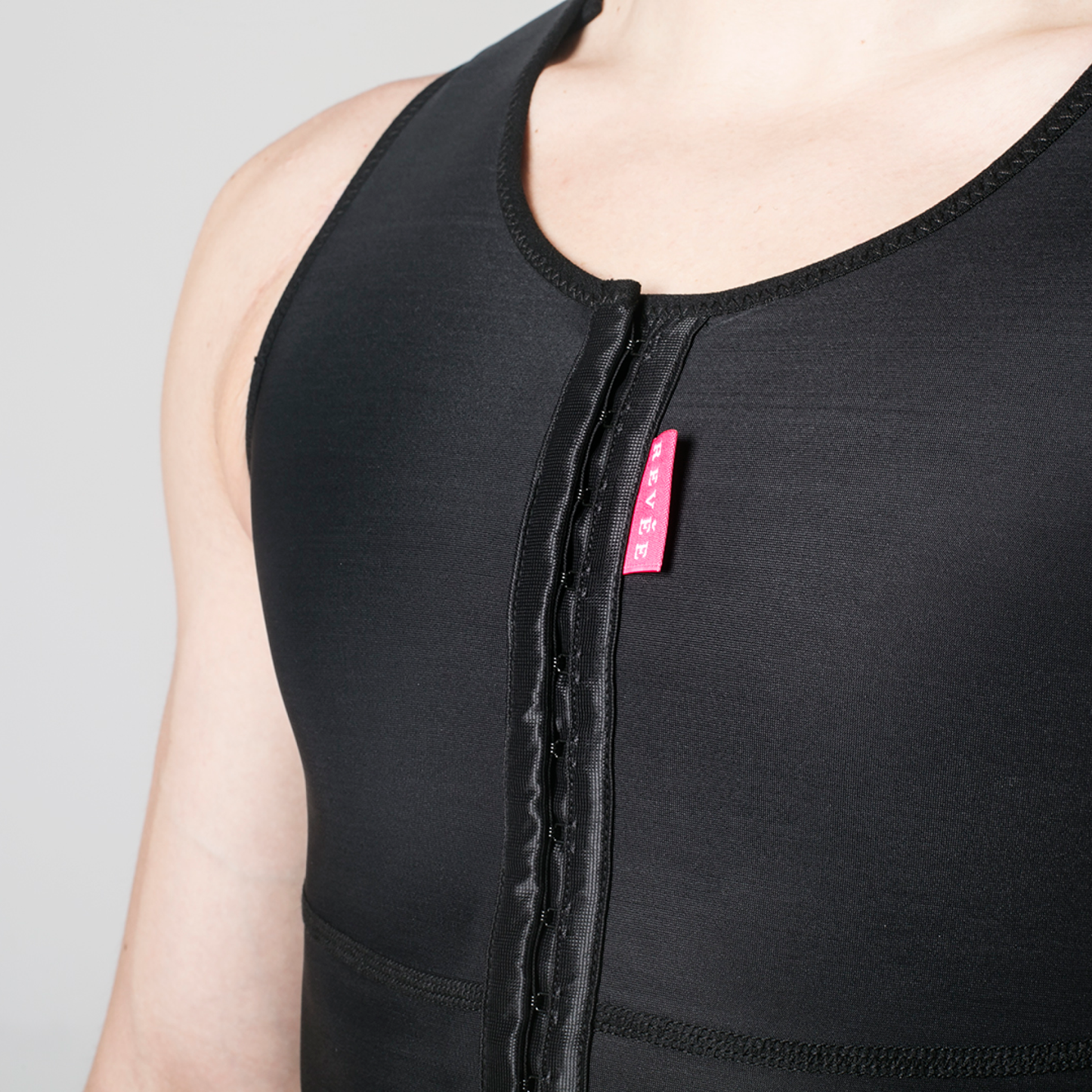 Corset | Gynecomastia garment – REV.030, Black, XXL