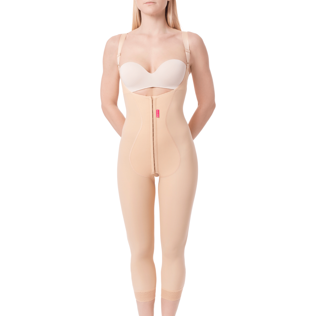 Garment for liposuction below breasts and knees, upper in the back – REV.0405, Skin, 3XL