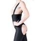 Garment for buttock lipofilling & Brazilian butt lift with standard holes – REV.0108, Black, XL