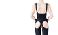Garment for buttock lipofilling & Brazilian butt lift with standard holes – REV.0108, Black, 3XL