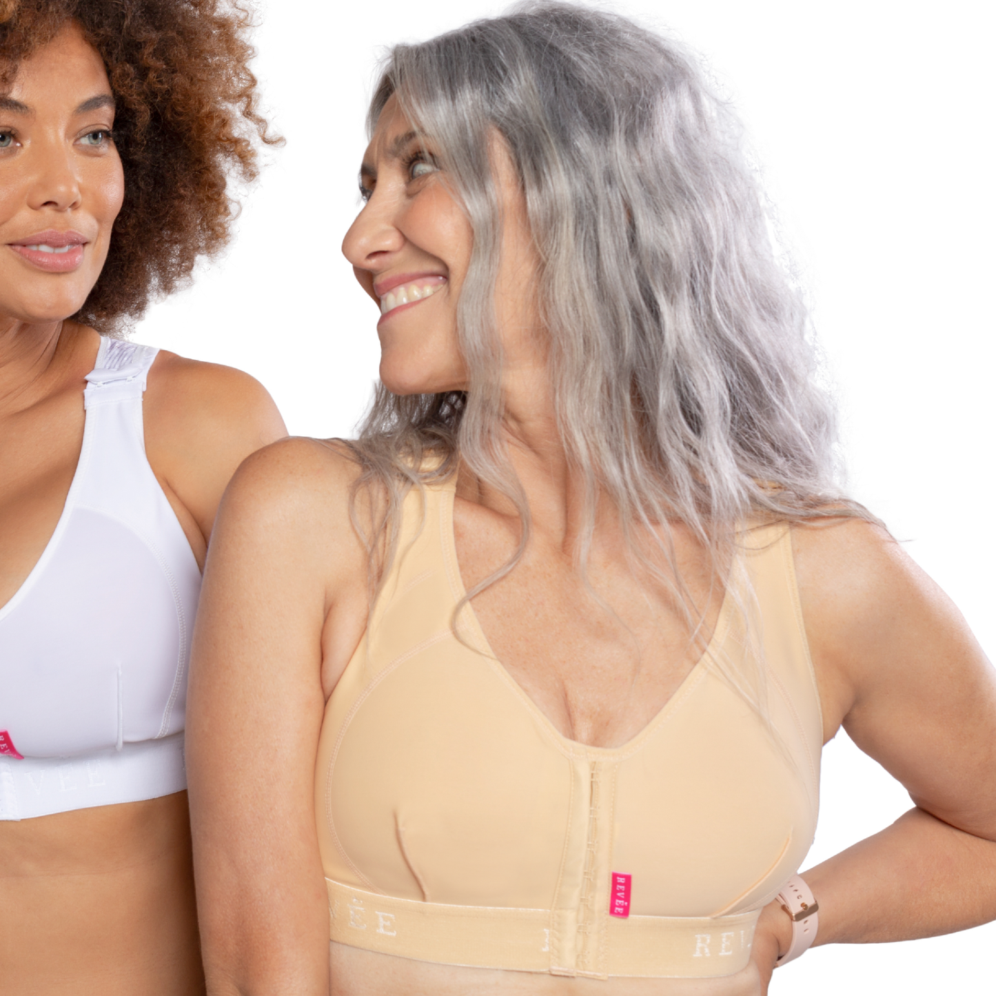 Postoperative bra Revée® Bra Laetitia – REV.0301, White, 4XL