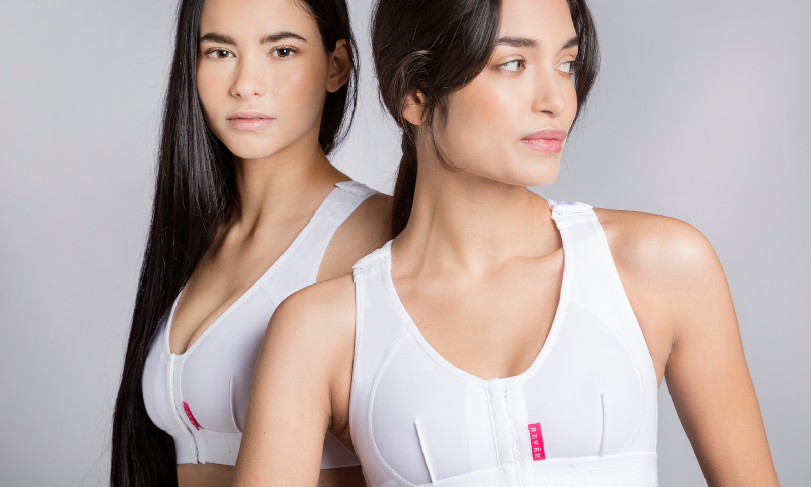 Postoperative bra Revée® Bra Laetitia – REV.0301, White, 3XL