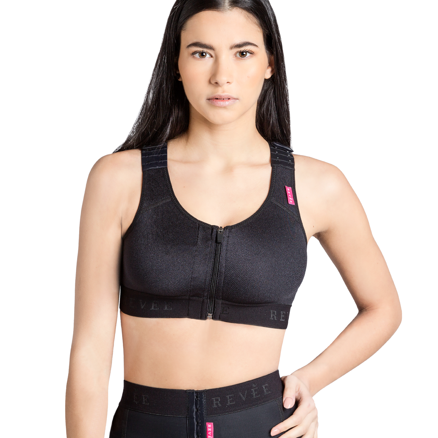 Postoperative bra Revée® Bra Elodie – REV.0302, Black, M