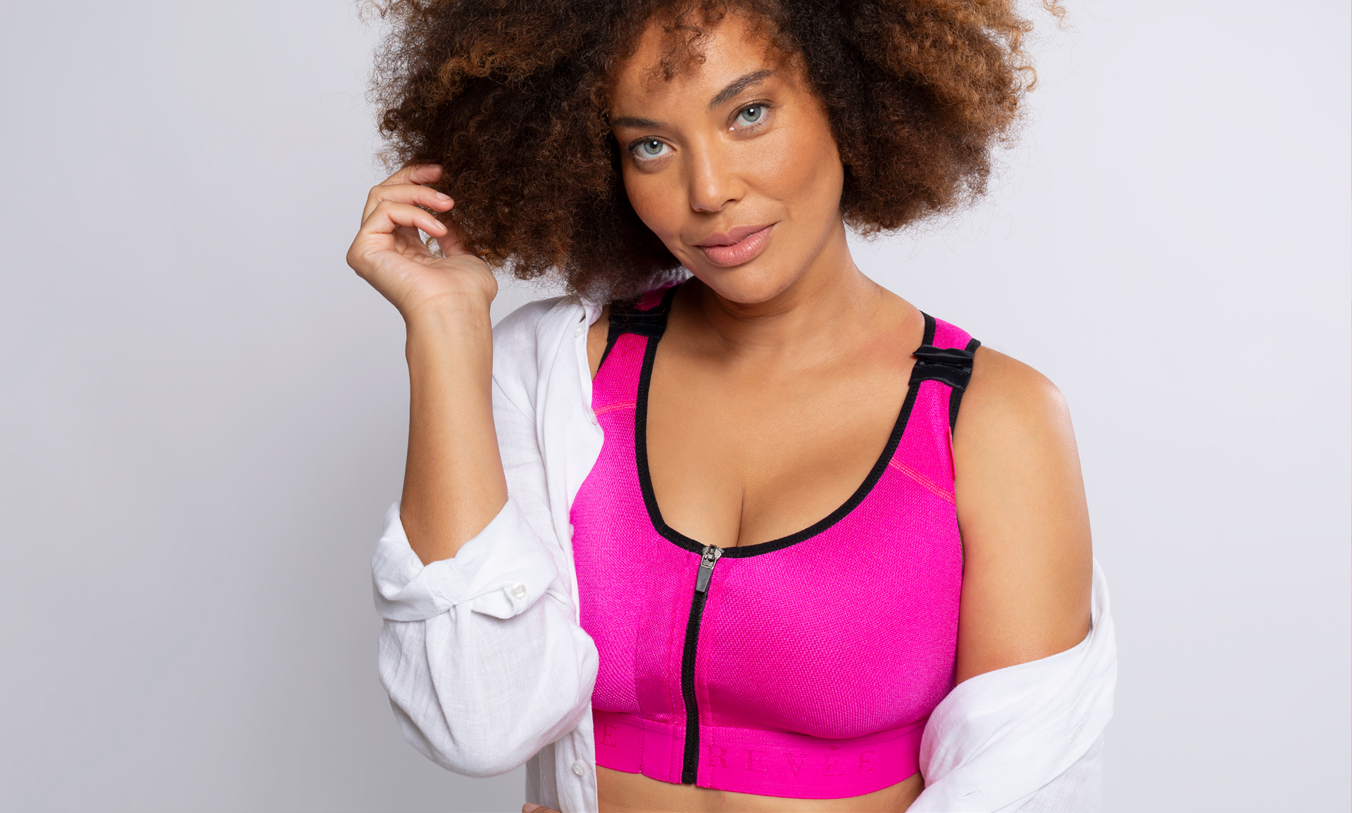 Postoperative bra Revée® Bra Elodie – REV.0302, Fucsia, XL