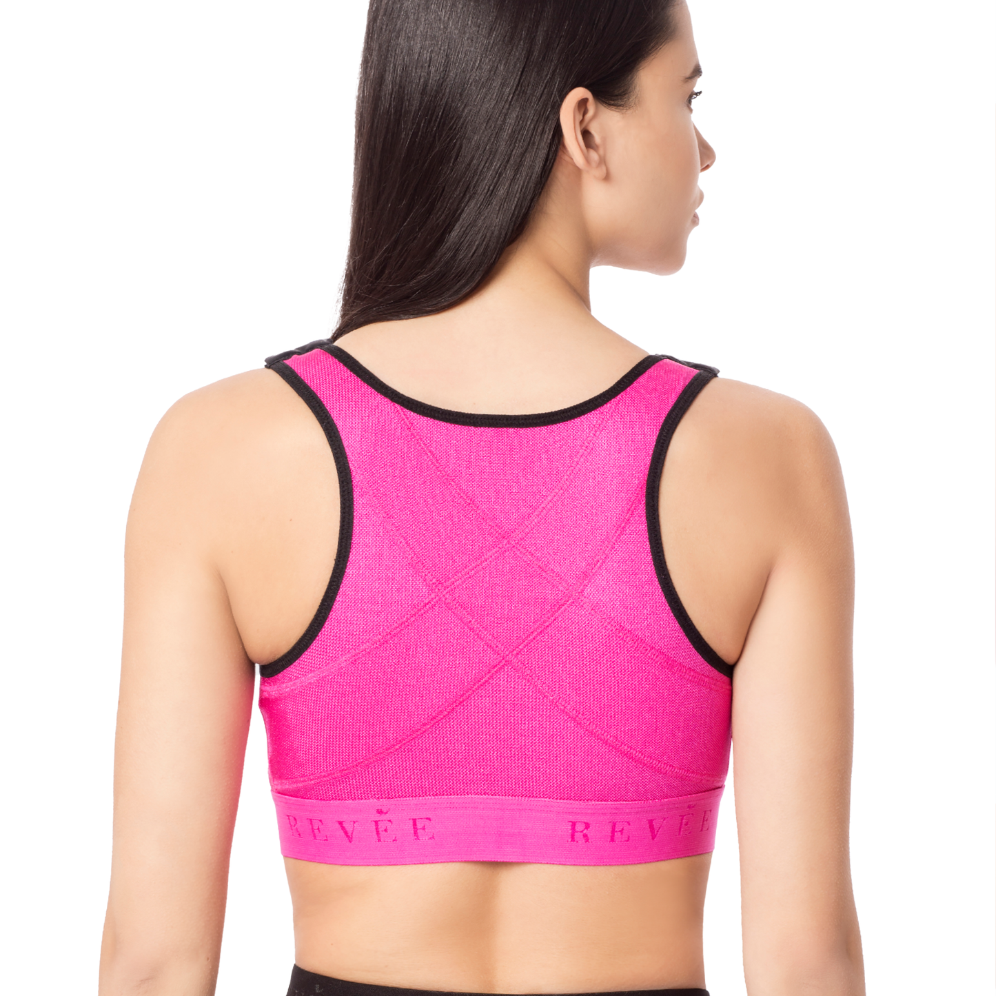 Postoperative bra Revée® Bra Elodie – REV.0302, Fucsia, XXL