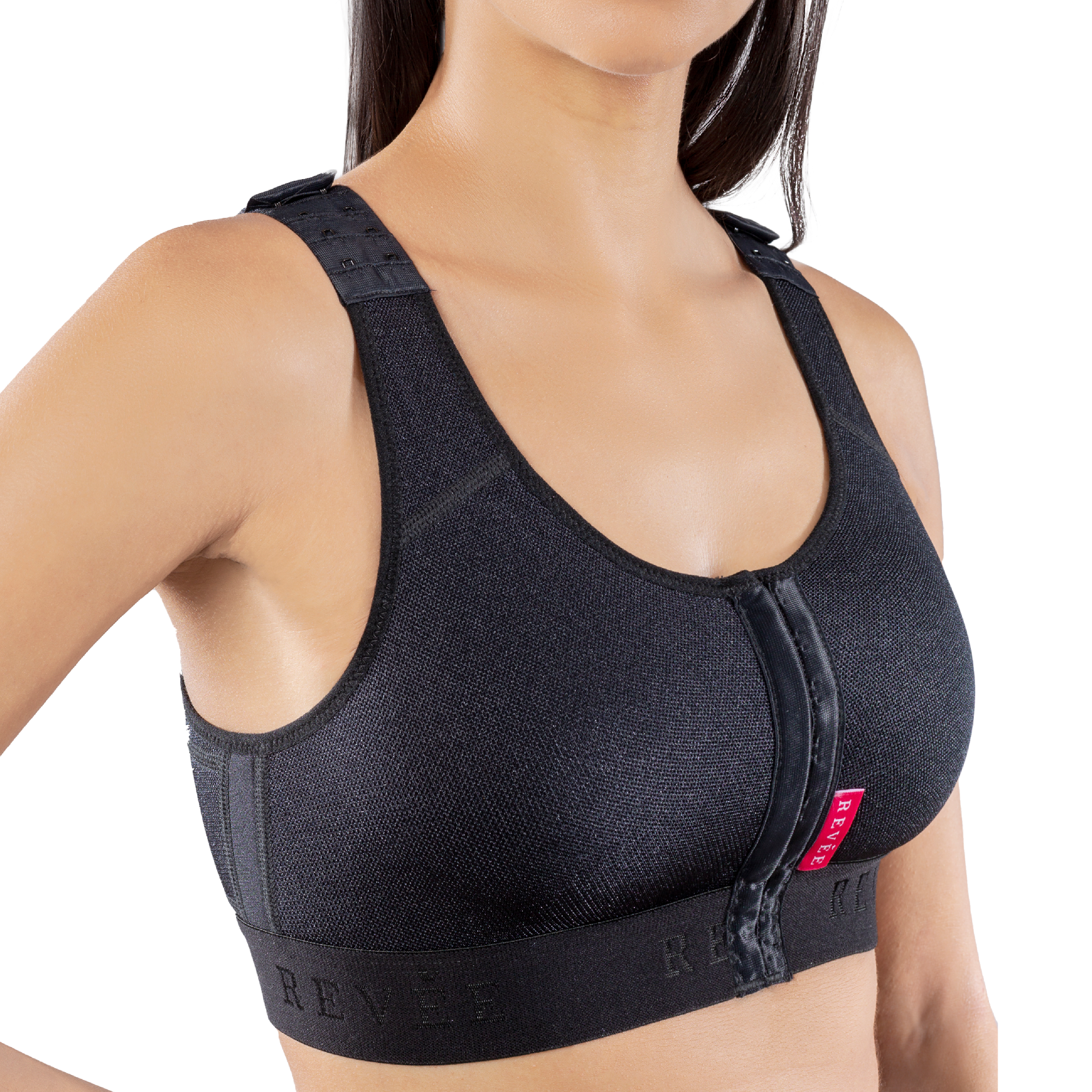 Postoperative bra Revée® Bra Julie- REV.0303, Black, S