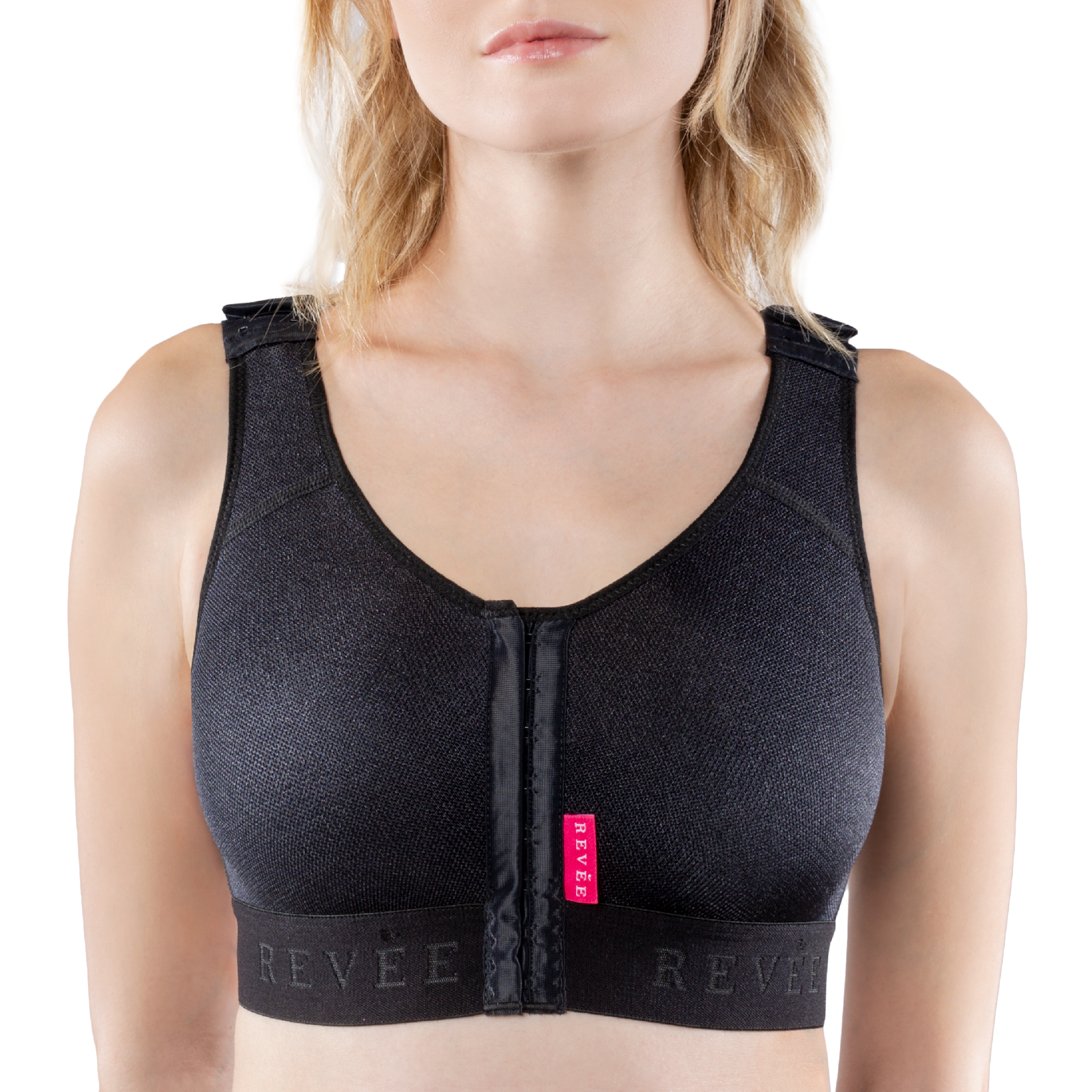 Postoperative bra Revée® Bra Julie- REV.0303, Black, M