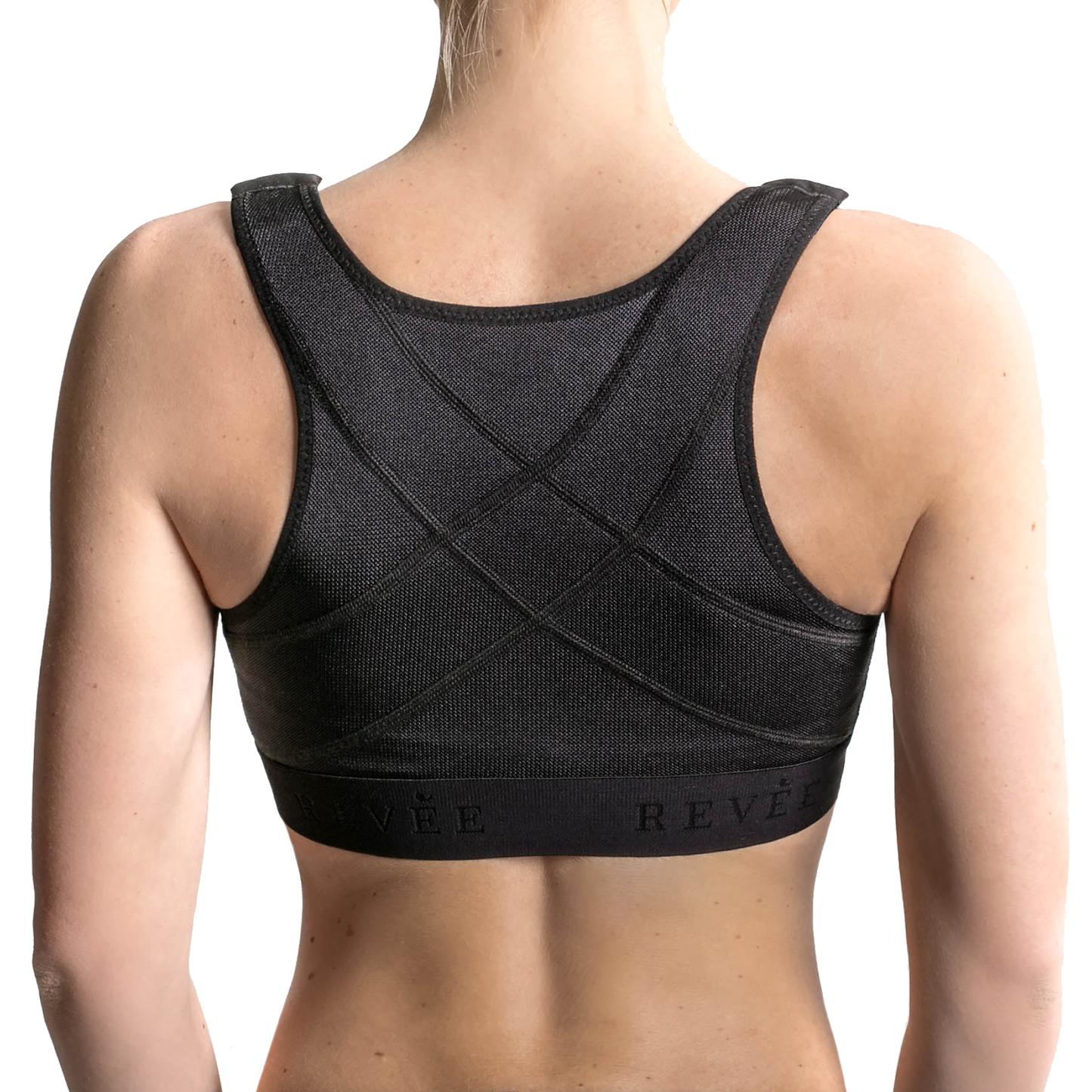 Postoperative bra Revée® Bra Julie- REV.0303, Black, XL