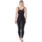 Garment for liposuction below breasts and knees, upper in the back – REV.0406, Black, S