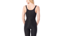 Garment for liposuction below breasts and knees, upper in the back – REV.0406, Black, 3XL
