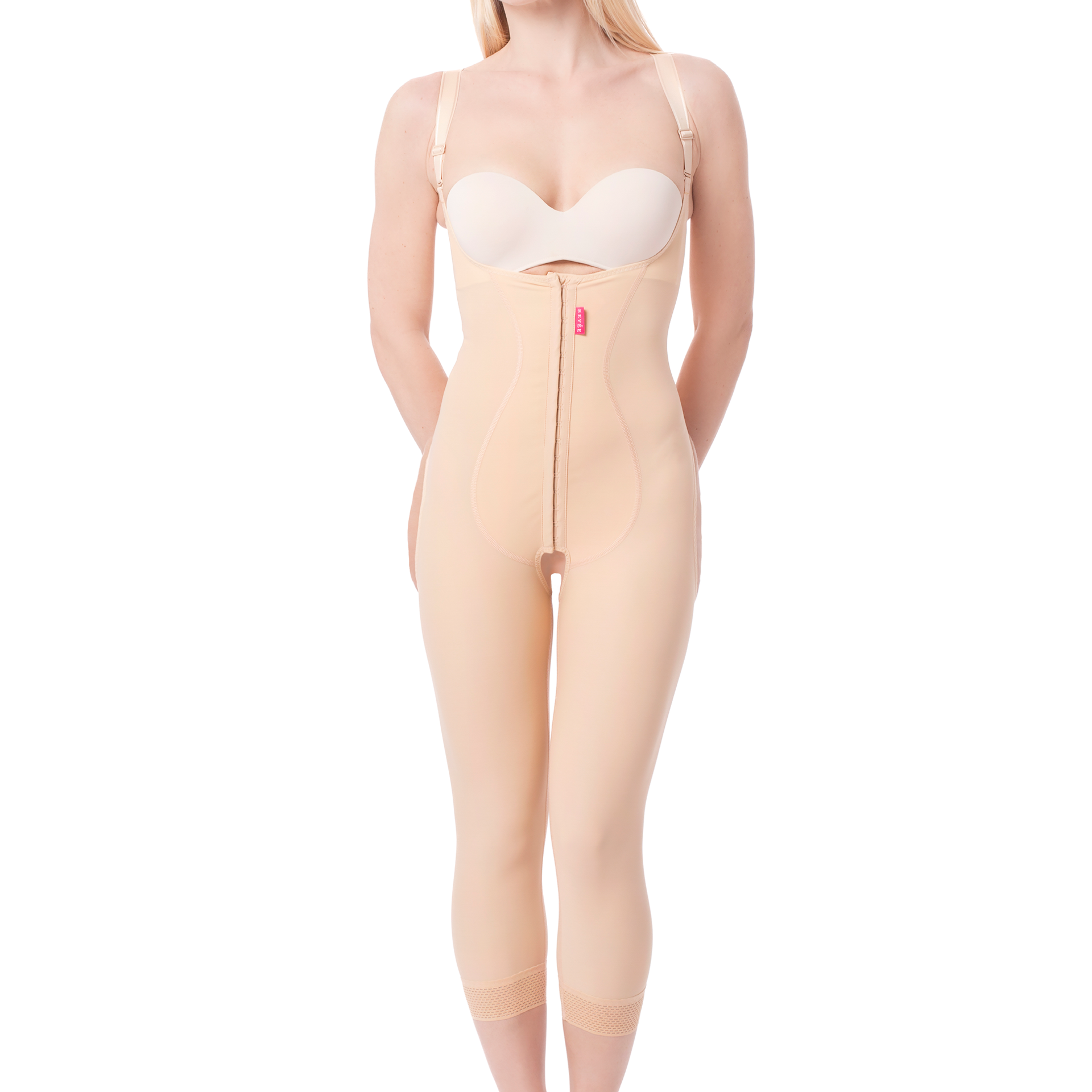 Garment for liposuction below breasts and knees, upper in the back – REV.0408, Skin, M