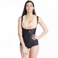 Garment for liposuction of abdomen and back – REV.1352, Black, XXL