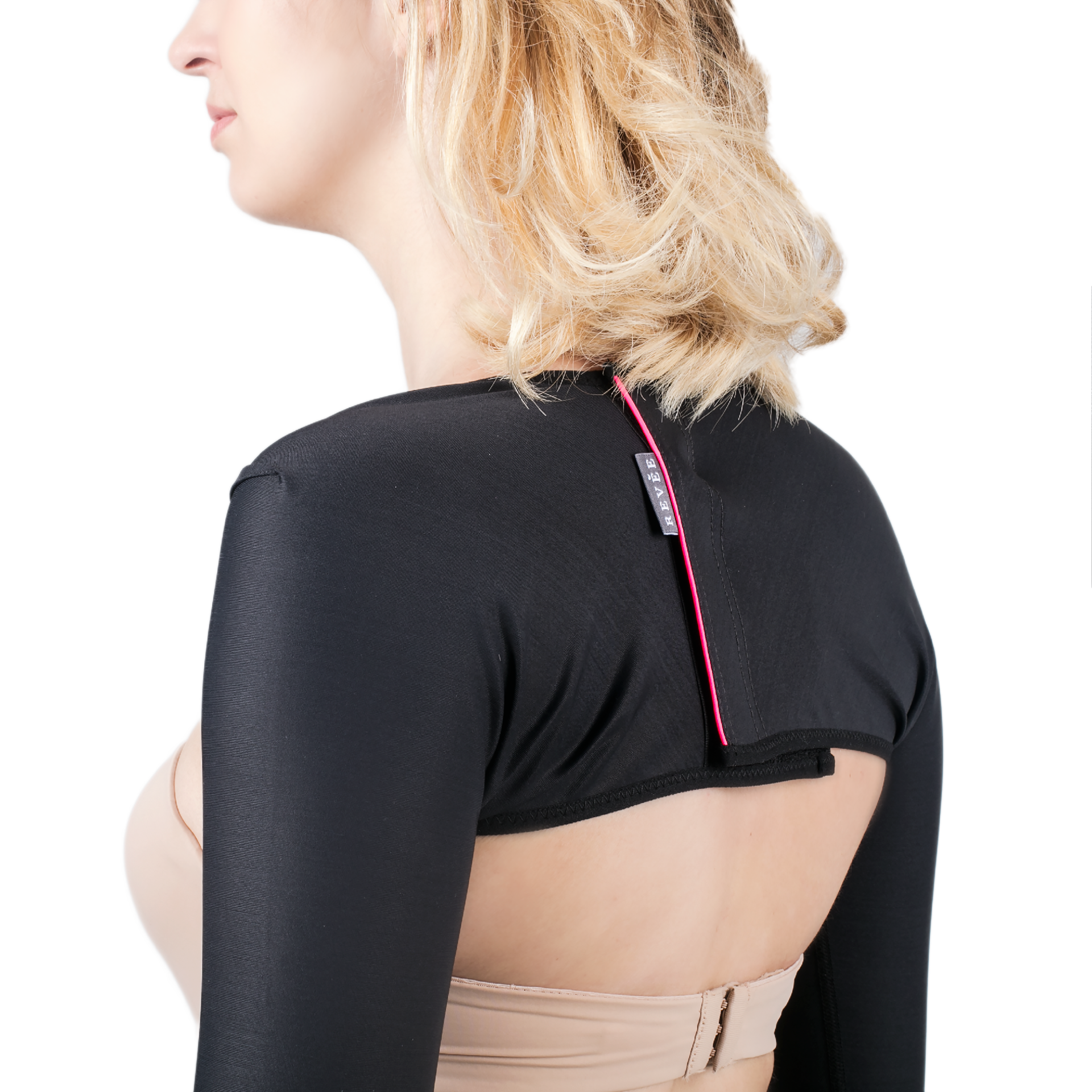 Elastic compression garment for an arm surgery – REV.200, Black, S