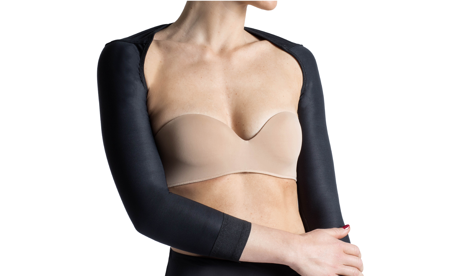 Elastic compression garment for an arm surgery – REV.200, Black, XL