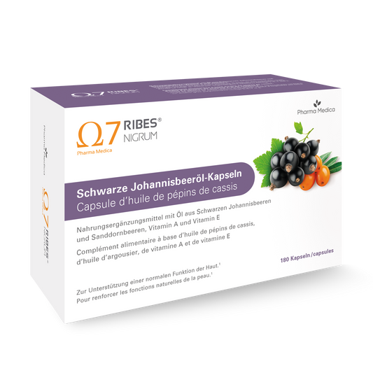 Ribes Nigrum Capsules d’huile de pépins de cassis, 180 pièces