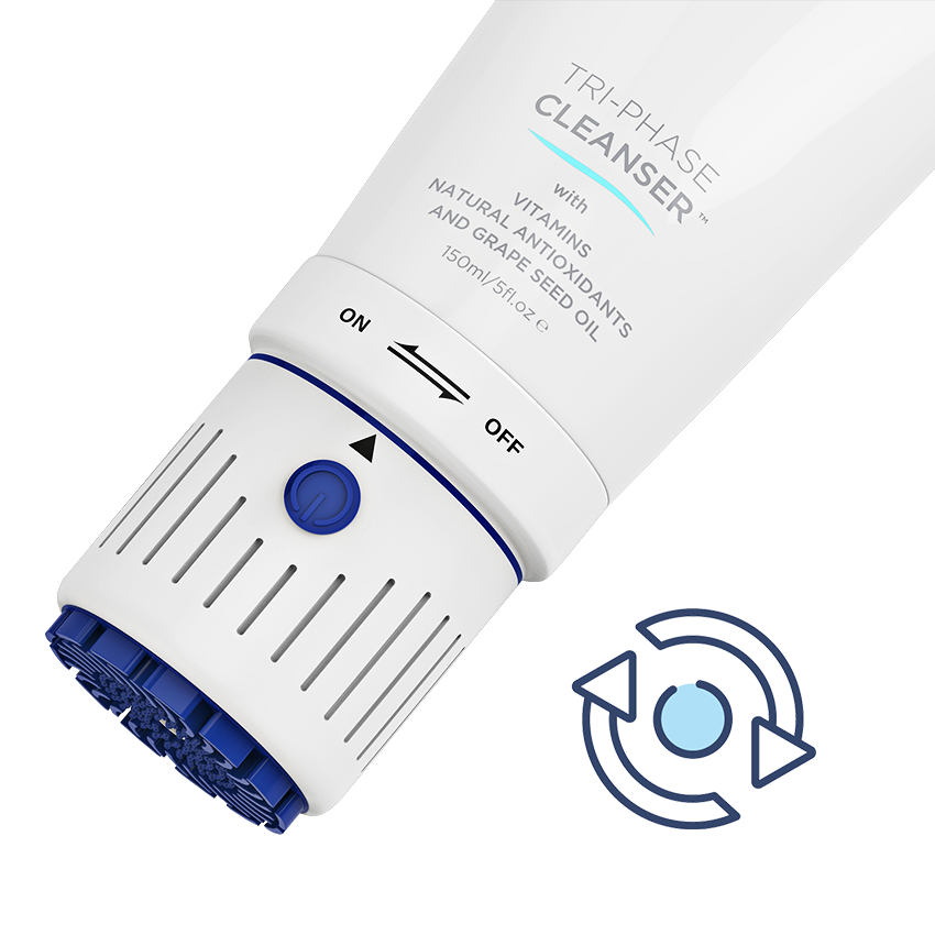 Tête rotative OsciSonic pour les soins de la peau