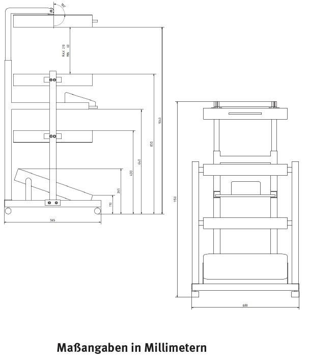 Lampe UV à corps partiel dermalight 500 Appareil sur pied (1-4 lampes)