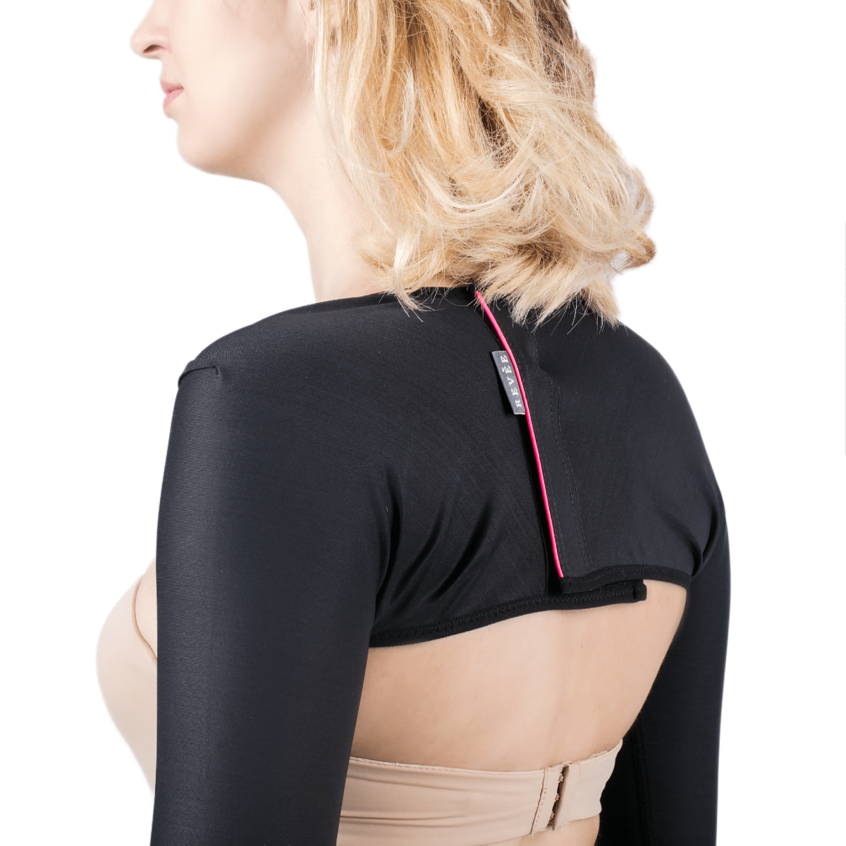 Elastic compression garment for an arm surgery – REV.200, Black, XXL